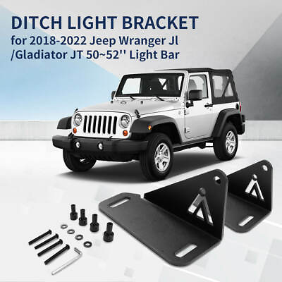 #ad Lasfit 50 52inch Light Bar Mount Bracket for Jeep Wrangler Gladiator 2018 2022 $49.99