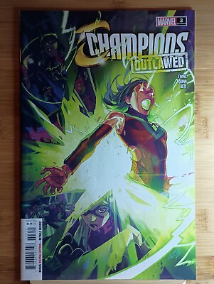 #ad 2021 Marvel Comics Champions 3 Toni Infante Cover Artist FREE SHIPPING Outlawed $7.00