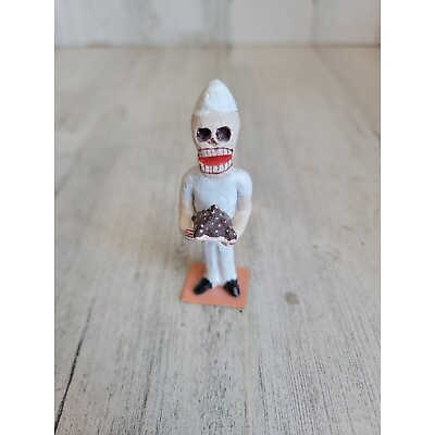 #ad Unique Halloween skeleton fast food server mini figure $8.78