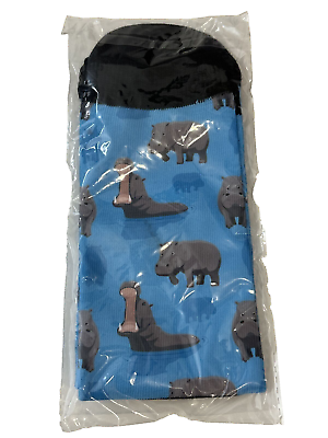 #ad Hippo Socks 1 Pair Multicolor Soft Unisex No Size $7.49