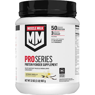 #ad Muscle Milk Pro Series Protein Powder Intense Vanilla 50g Protein 2 Pound $22.94