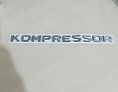 #ad Mercedes KOMPRESSOR Rear Boot Emblems Letterings Numbers Badge Model AMG MB GBP 8.00