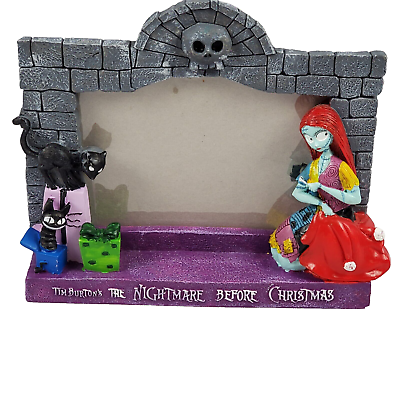 #ad Disney 2016 The Nightmare Before Christmas Painted Resin Photo Frame 4quot;x6quot; Sally $22.49