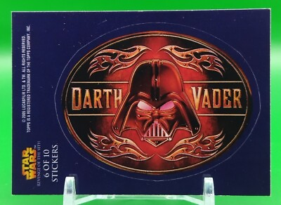 #ad DARTH VADER Star Wars Sticker 2005 REVENGE THE SITH Card Topps Very Rare $10.99