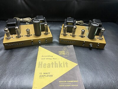 #ad Pair Of UA 1 Heathkit Restored 12Watt Amplifiers $775.00
