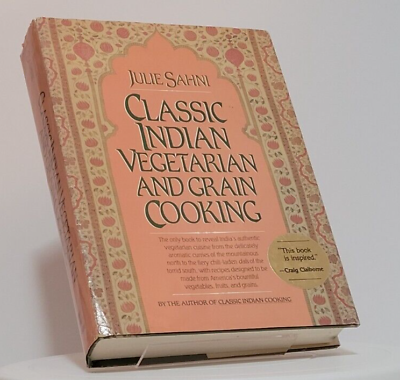 #ad Classic Indian Vegetarian Cooking by Julie Sahni 1985 Hardcover 1st Edition $9.99