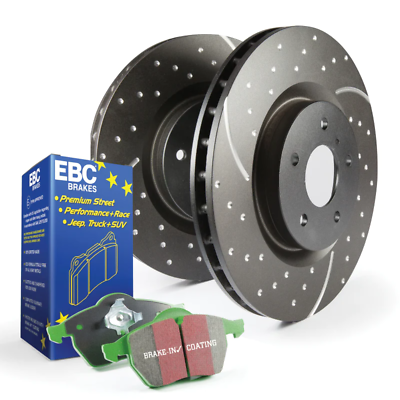 #ad EBC S10KF1100 Disc Brake Kit FITS s10 kits greenstuff pads and gd rotors 4 S10 $279.26