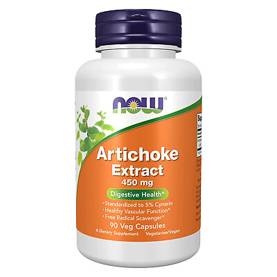 #ad NOW FOODS Artichoke Extract 450 mg 90 Veg Capsules $13.48