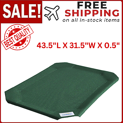 #ad Coolaroo Replacement Cover The Original Elevated Pet Bed by Coolaroo Large Green $21.79