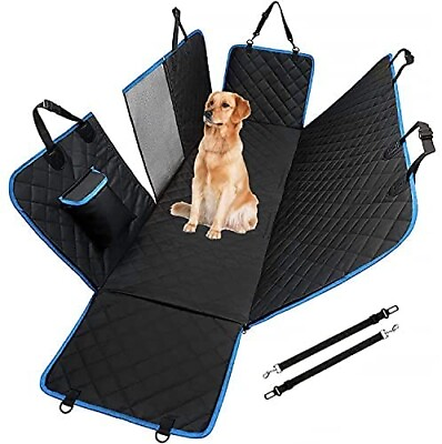 Dog Car Seat Cover Hammock Waterproof with Mesh Viewing Window Pet Seat Cover $28.99