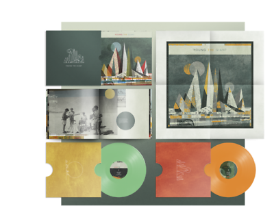 #ad Young The Giant 10th Anniversary Exclusive Orange amp; Green Colored Vinyl 2LP $69.99