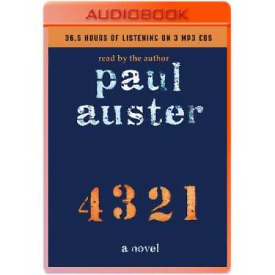#ad 4 3 2 1: A Novel Audio CD By Auster Paul VERY GOOD $28.12