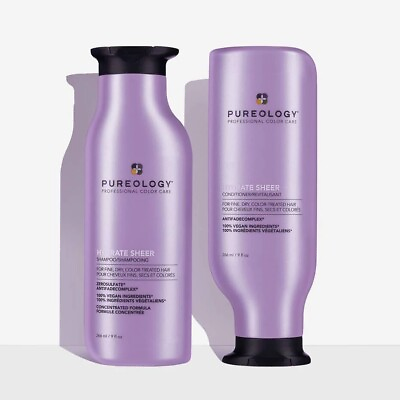 #ad #ad Pureology Hydrate Sheer Shampoo and Conditioner Duo Set 9 OZ EACH NEW BOTTLE $34.99