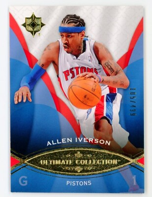 #ad Allen Iverson 2008 09 Ultimate Collection 499 $14.95