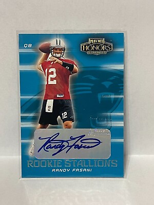 #ad 2002 Playoff Honors Rookie Stallions Autographs Auto #d 89 100 RANDY FASANI $14.95