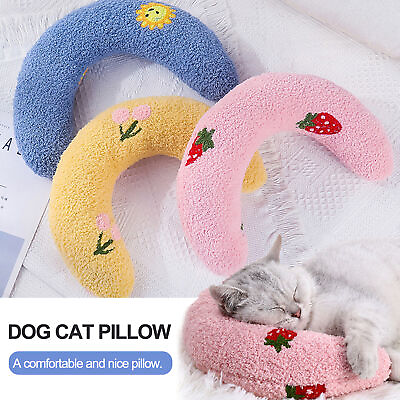 #ad Thick Full Pet Pillow Good looking Dog Soft Fluffy Cat Neck for Joint Relief $12.80