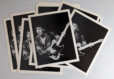 #ad Bruce Springsteen Promotional Photo Lot of 10 Black amp; White 8quot; x 10quot; $84.00