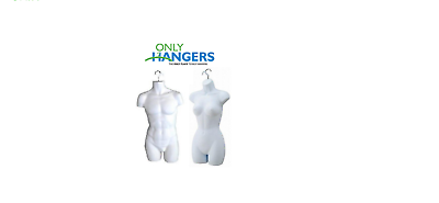 #ad Male Female Hanging Torso Form White $39.84