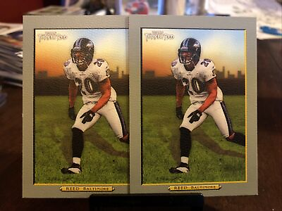 #ad 2005 Topps Turkey Red 2 Football Cards #125 Ed Reed Baltimore Ravens HOF $2.99