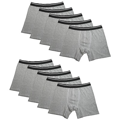 #ad 10PK Mens Performance Boxer Briefs Breathable Comfort Waistband Underwear Shorts $28.99