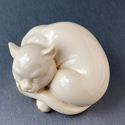 #ad Vintage 1986 FPA KLIN MINT Hong Kong Kitten Cat Resin Figurine Lifelike 2.25quot; $49.50