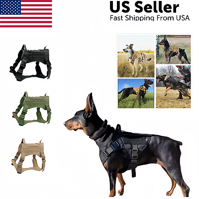 #ad Dog Cloth Tactical Vest Training Outdoor Breathable Training Running Dog vest $19.94