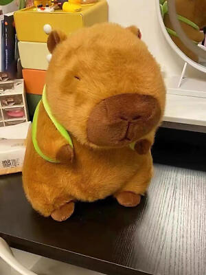 #ad Capybara Stuffed Plushie Toy Capybara Plush Cute Doll Stuffed Animals Gifts $10.18