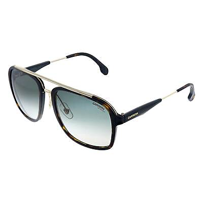 #ad Carrera Unisex Sunglasses Havana Gold Frame Gradient Green Lens 133 S 02IK $44.60