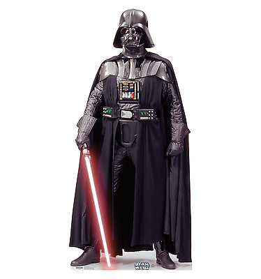 #ad Darth Vader Talking Star Wars Lifesize Cardboard Cutout Standee Stand Up Cut Out $69.00