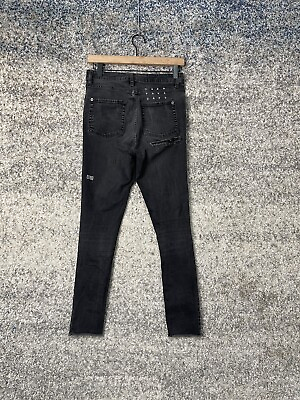 #ad Ksubi Chitch Boneyard Skinny Fit Jeans Black Size 27 Mens Designer $79.99