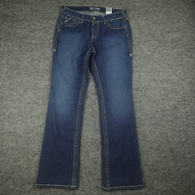 #ad Ariat FR Jeans Womens 31L Blue Denim DuraStretch Basic Boot Cut Workwear Tall $48.77
