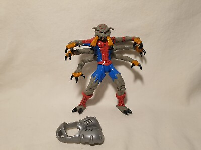 #ad 1995 Marvel Man Spider Spider Man RARE Toy Biz Action Figure Vintage Toy Helmet AU $32.45