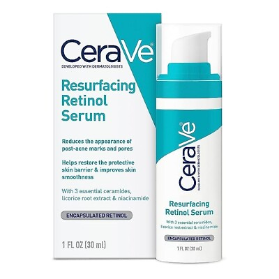 #ad Cerave Resurfacing Retinol Serum 1oz. 30ml $12.99