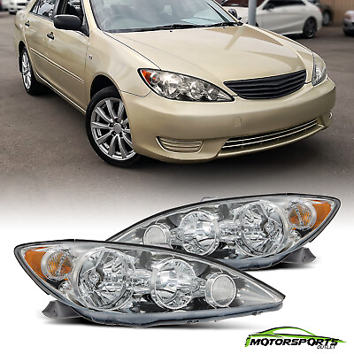 #ad For 2005 2006 Toyota Camry Headlights Healamps Replacement Pair LeftRight 05 06 $74.98