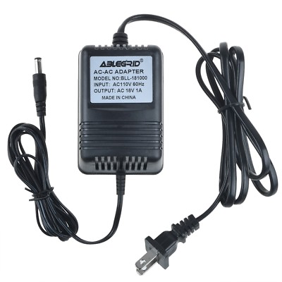 #ad 110 120V AC to 18 Volt AC Output Adapter Power Supply ForClass 2 Transformer $19.85