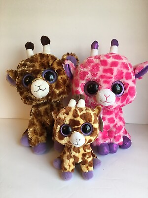 #ad TY Beanie Boos Boo Buddies Safari Twigs Giraffe Plush Stuffed Animal Lot 6quot; 10quot; $11.99