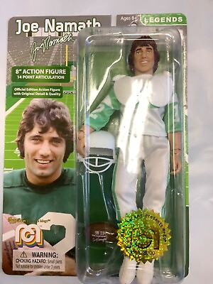 #ad Joe Namath New York Jets NFL Legends Numbered limited to 8000 8quot; Action Figure $14.99
