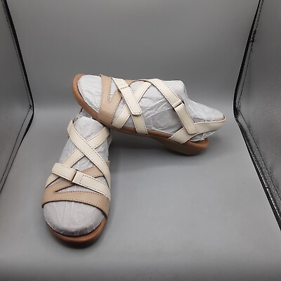#ad Earth Origins Brandi Sandals Women#x27;s 6M Beige Strappy $29.99