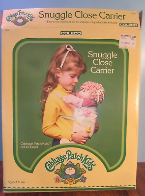 #ad COLECO Cabbage Patch Kids Snuggle Close Carrier with Original Box Vintage $22.50