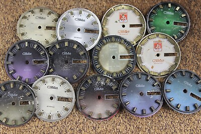 #ad Vintage Dial Slava 2428 2429 Soviet Watch spare parts 31mm Ussr cccp $6.00