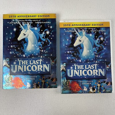 #ad The Last Unicorn 25th Anniversary Edition DVD with Slipcover $9.99
