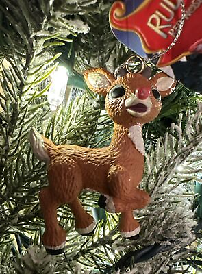 #ad 2023 Trotting Rudolph The Red Nosed Reindeer Christmas Tree Ornament $9.99