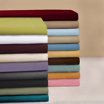 #ad Egyptian Cotton 650 Thread Count Modern Solid Duvet Cover amp; Sham Bedding Set $109.00