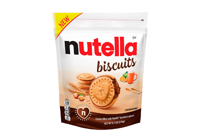 #ad Nutella Biscuits Hazelnut Spread with Cocoa Sandwich Cookies 20 Count Bag $5.90