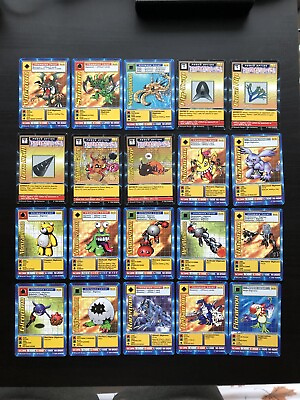 #ad Bandai Digimon Trading Cards Bo Series Lot of 20x Assorted NM No Duplicates C $22.00