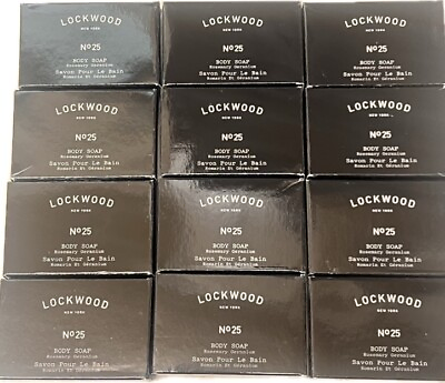 #ad x12 Lockwood New York By Gilchrist amp;Soames Nº25 Body Soap Soft Floral Scent New $24.99