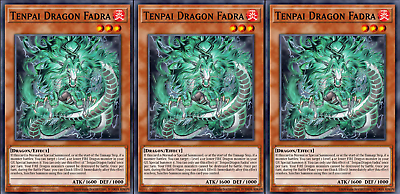 #ad Yugioh 3x Tenpai Dragon Fadra 🐉 LEDE EN017 Legacy of Destruction 🔥 PREORDER $5.99