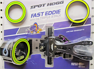 #ad New Spot Hogg Fast Eddie Triple Stack MRT 3 Pin Sight .019quot; Right Hand $499.99