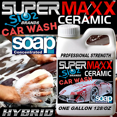 #ad CERAMIC CAR WASH SOAP BEST VALUE AND PROTECTION ONE GALLON 128 OUNCE $44.95