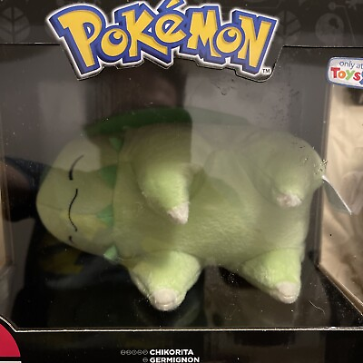 #ad Pokemon Sleeping Chikorita Legacy Plush Soft Toy Toys R Us Exclusive New In Box $53.84